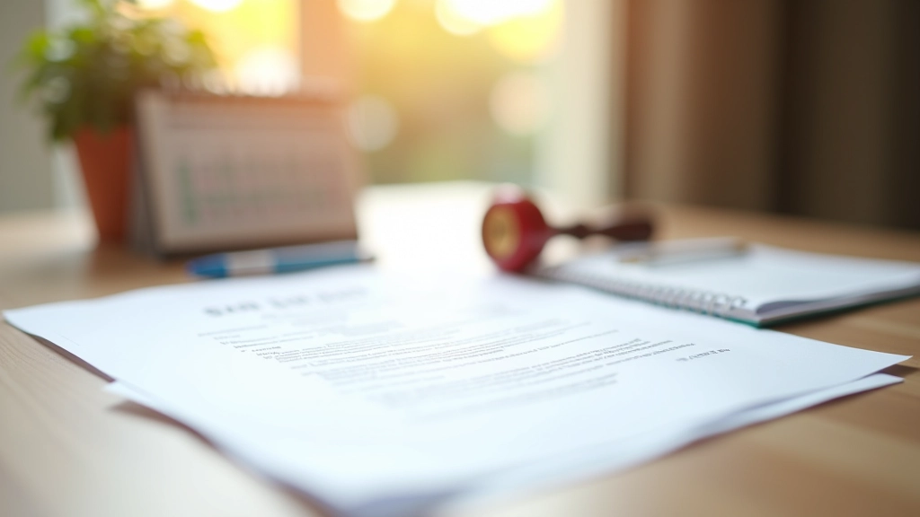 Documento con términos y condiciones de vivienda protegida, calendario mostrando período de vinculación